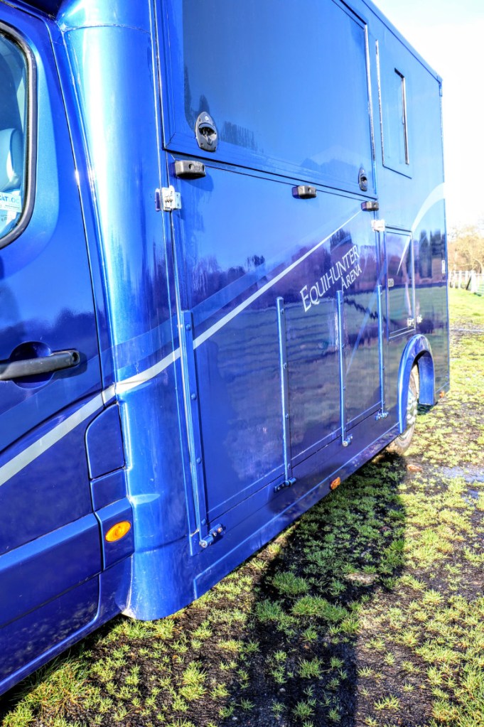 Equihunter Arena 3.5 tonne horsebox for sale on a Vauxhall Movano chassis