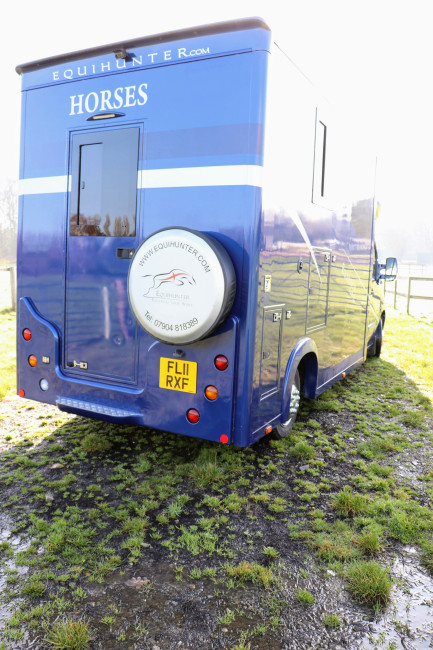 Equihunter Arena 3.5 tonne horsebox for sale on a Vauxhall Movano chassis