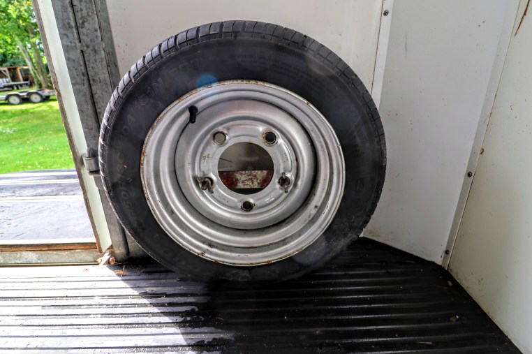 Equi-Trek Space Treka For Sale spare wheel