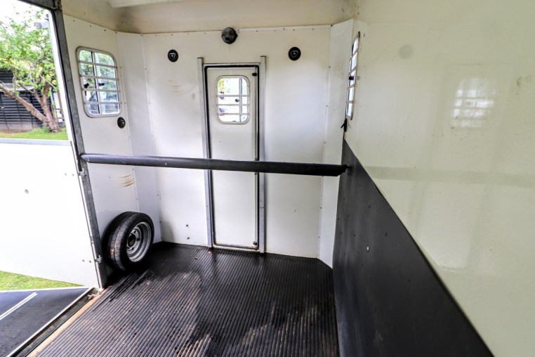 Equi-Trek Space Treka For Sale rear door inside